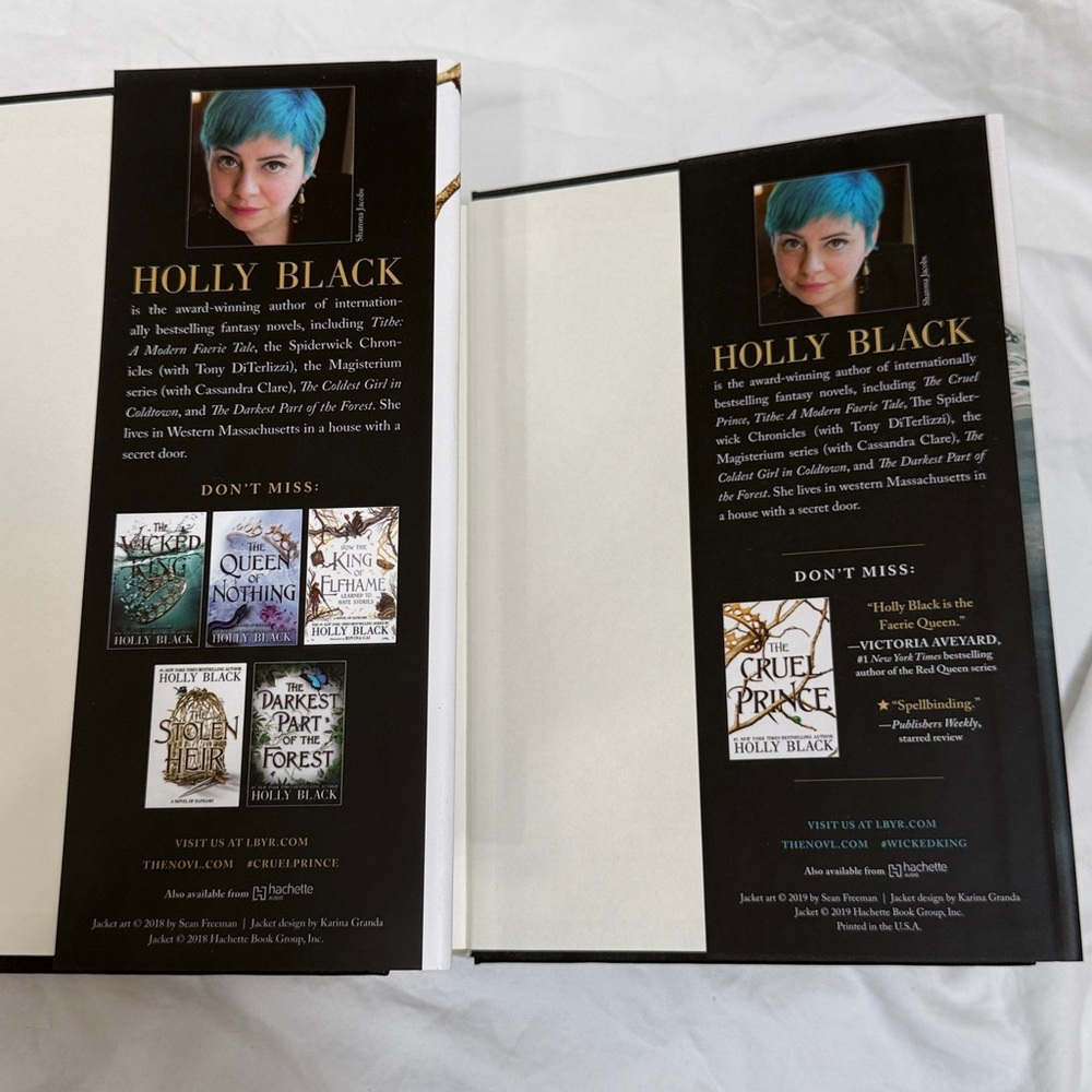 “The Cruel Prince” & “The Wicked King” Hardcover Fantasy Book Set by Holly Black - Picture 11 of 16